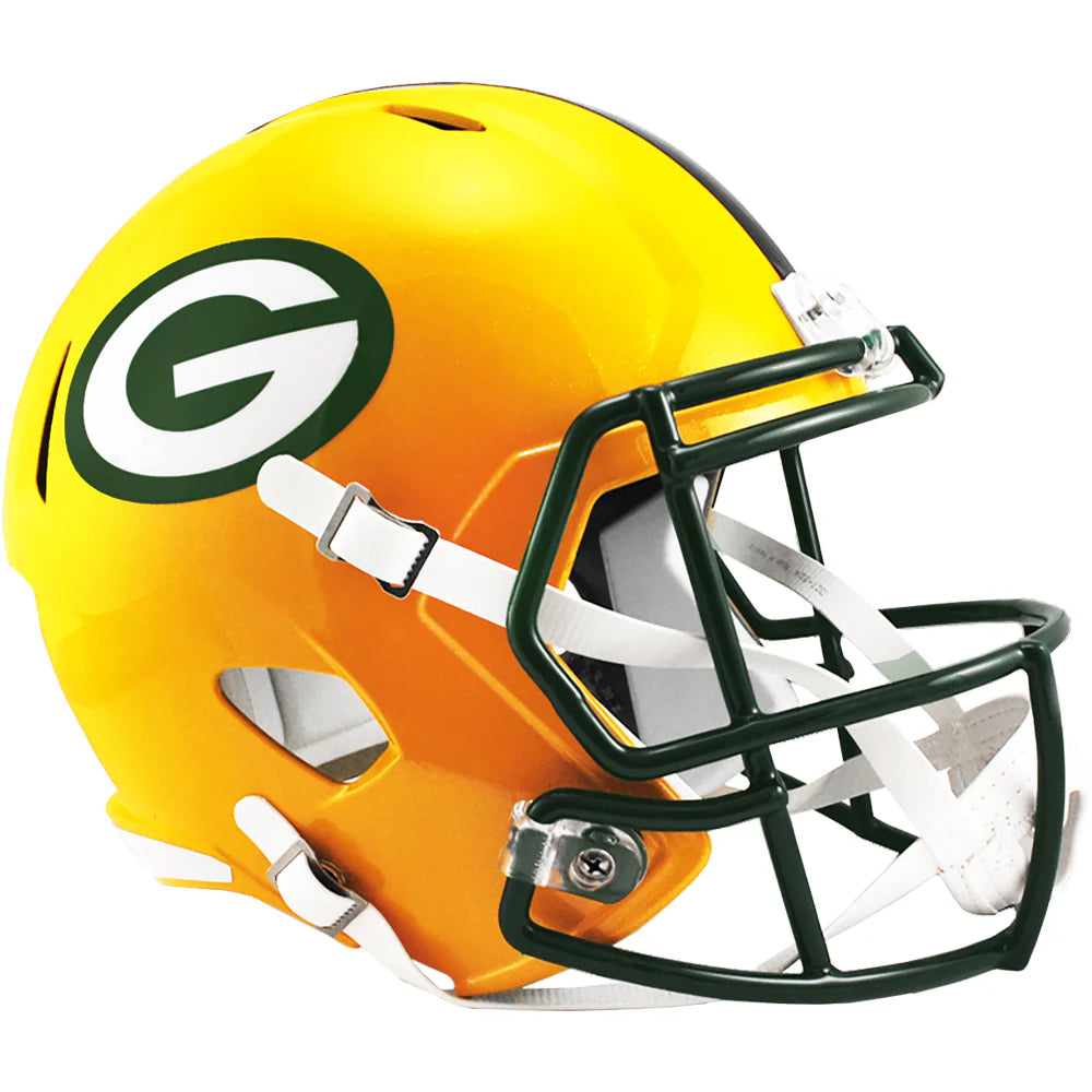 Packers Riddel Green Bay Packers Riddell FULL SIZE replica speed helmet – TEAMS