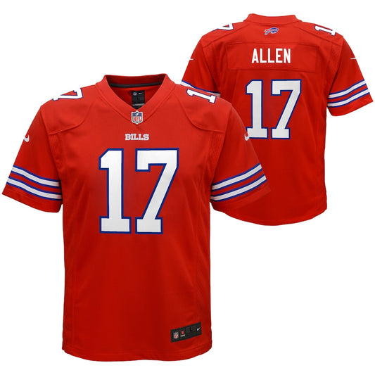 Buffalo Bills Kids Nike Josh Allen Red