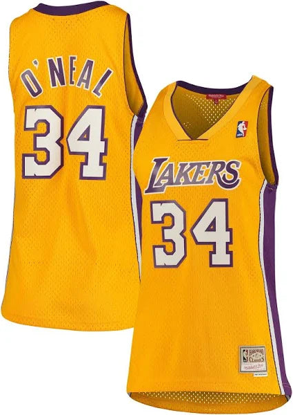 LA Lakers Women's Shaquille O'Neal Mitchell & Ness jersey