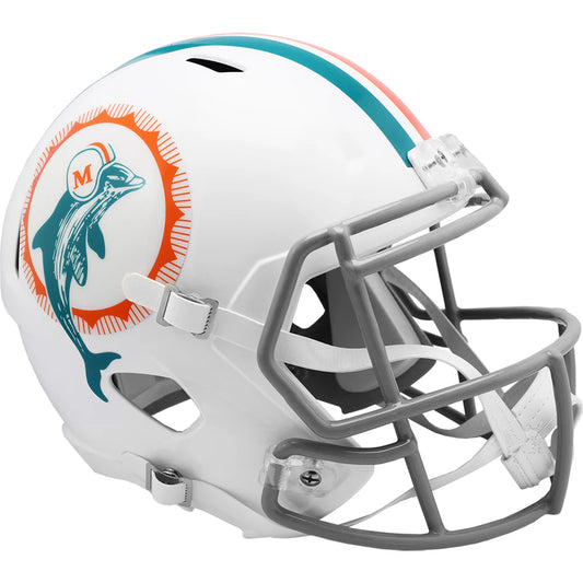 Miami Dolphins FULL SIZE Riddell speed replica helmet -1972