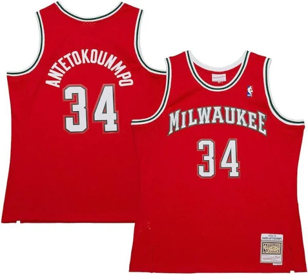 Milwaukee Bucks Giannis Antetokounmpo Mitchell & Ness Swingman jersey