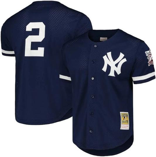 New York Yankees Derick Jeter Mitchell & Ness BP jersey