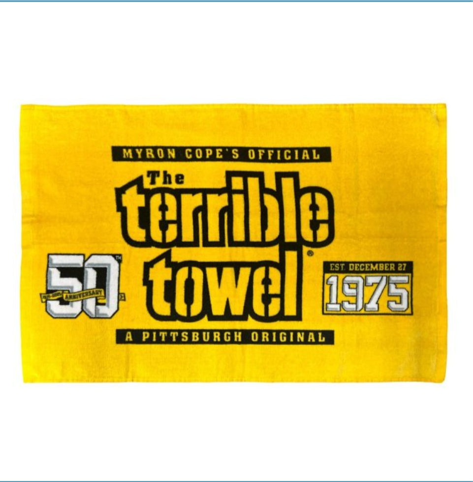 Pittsburgh Steelers 50th Anniversary Printed Terrible Towel®