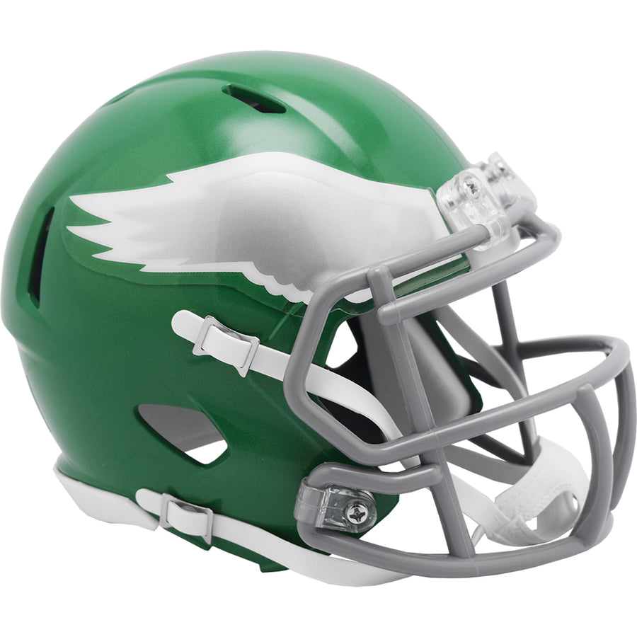 Philadelphia Eagles Riddell Mini Helmet 2023 Kelly Green