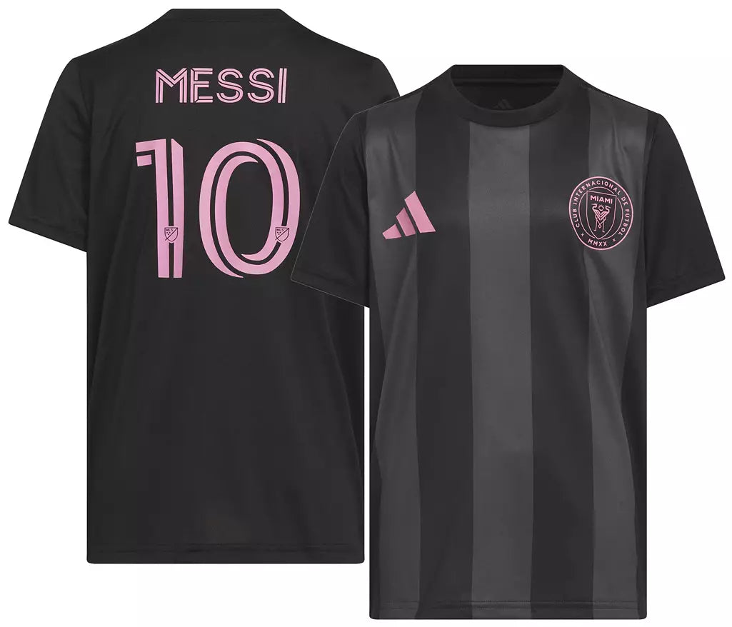 Inter Miami Lionel Messi Adidas Mens Top Black