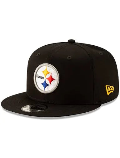 Pittsburgh Steelers Black New Era 9Fifty Snapback