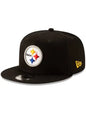 Pittsburgh Steelers Black New Era 9Fifty Snapback