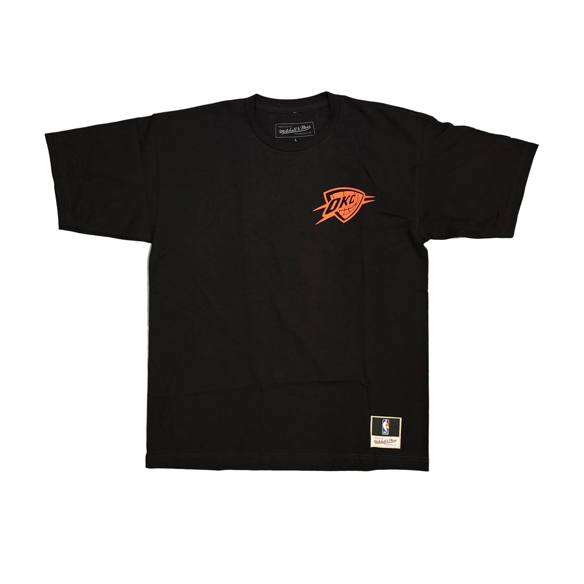 Oklahoma City Thunder Old English Mitchell & Ness T-Shirt