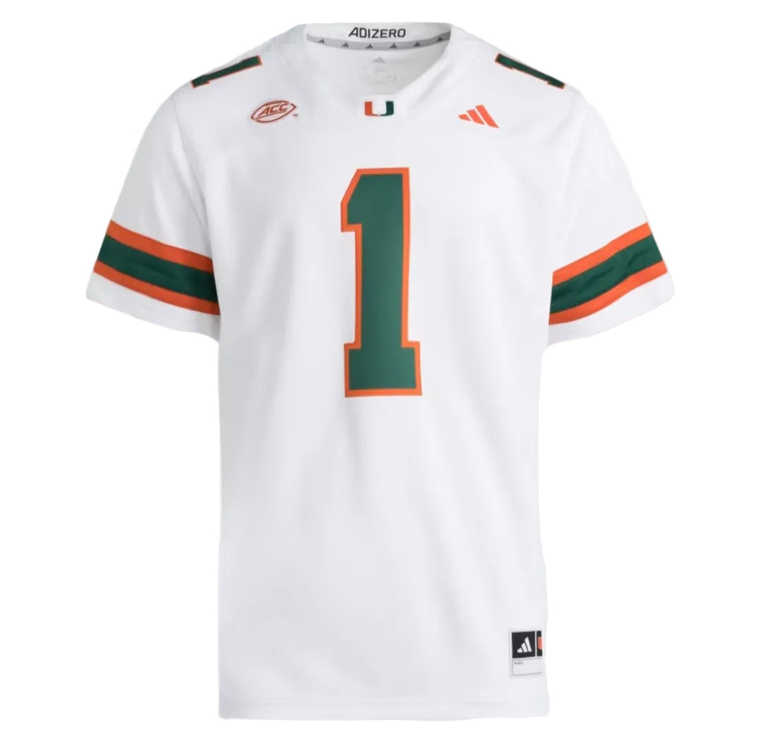 Miami Hurricanes Premier Away Football Jersey