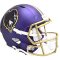 Baltimore Ravens Alternate Riddell FULL SIZE replica speed helmet