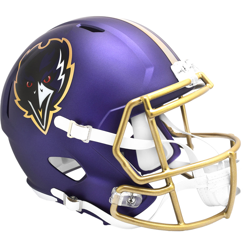 Baltimore Ravens Alternate Riddell FULL SIZE replica speed helmet