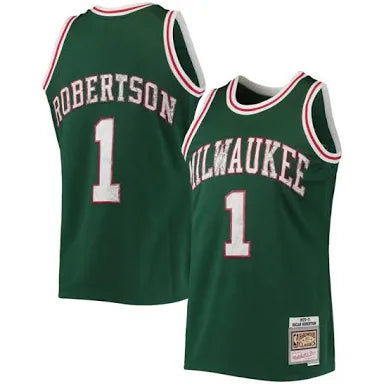 Milwaukee Bucks Oscar Robertson Mitchell & Ness Swingman jersey