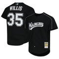 Florida Marlins Dantrelle Willis Mitchell & Ness Authentic BP jersey