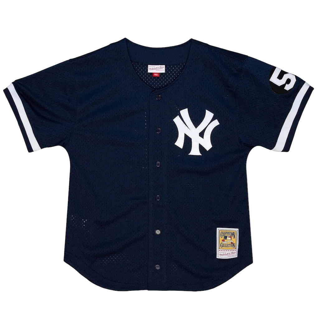 New York Yankees Yogi Berra Mitchell & Ness 1999 BP jersey