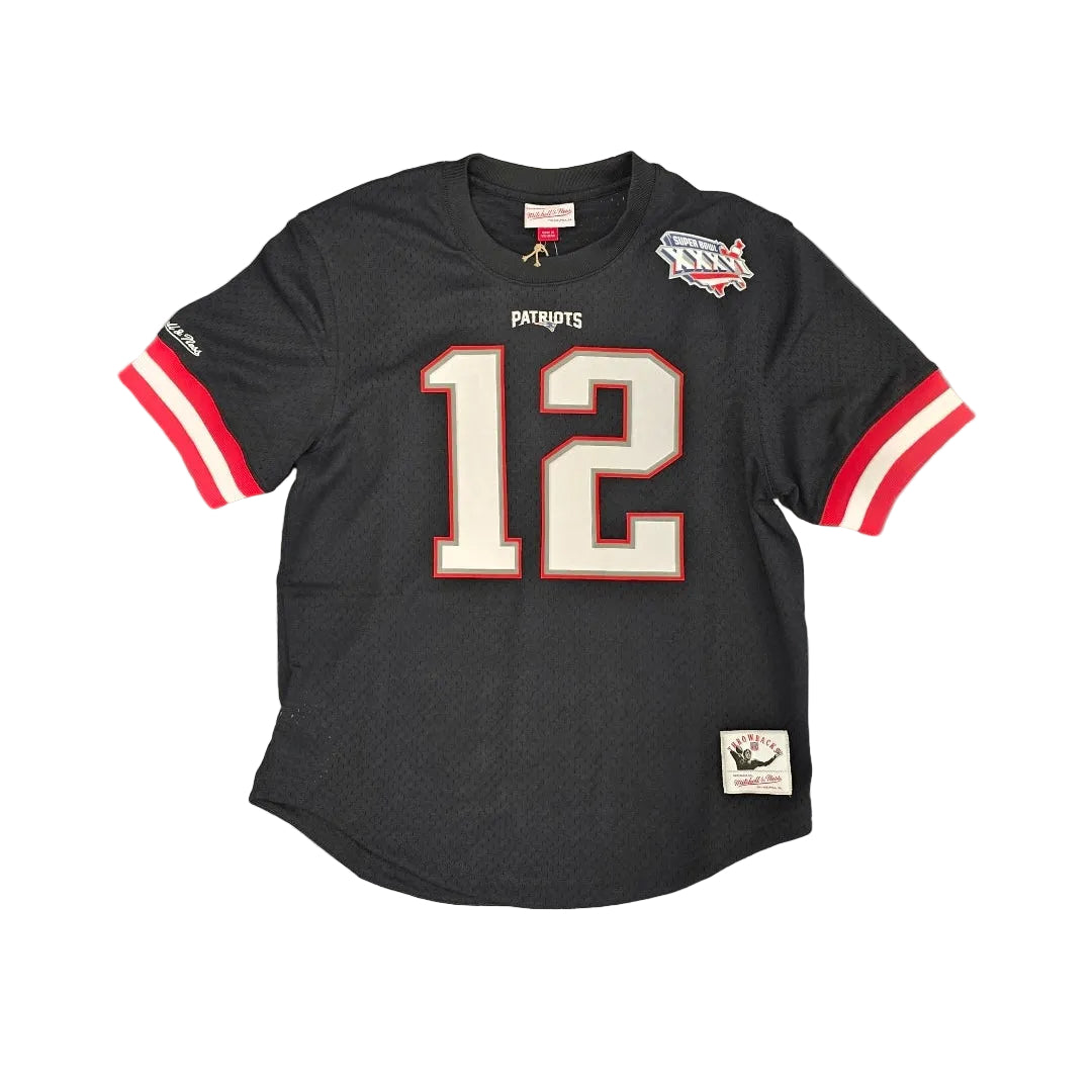 New England Patriots Tom Brady Mitchell & Ness Mesh Top