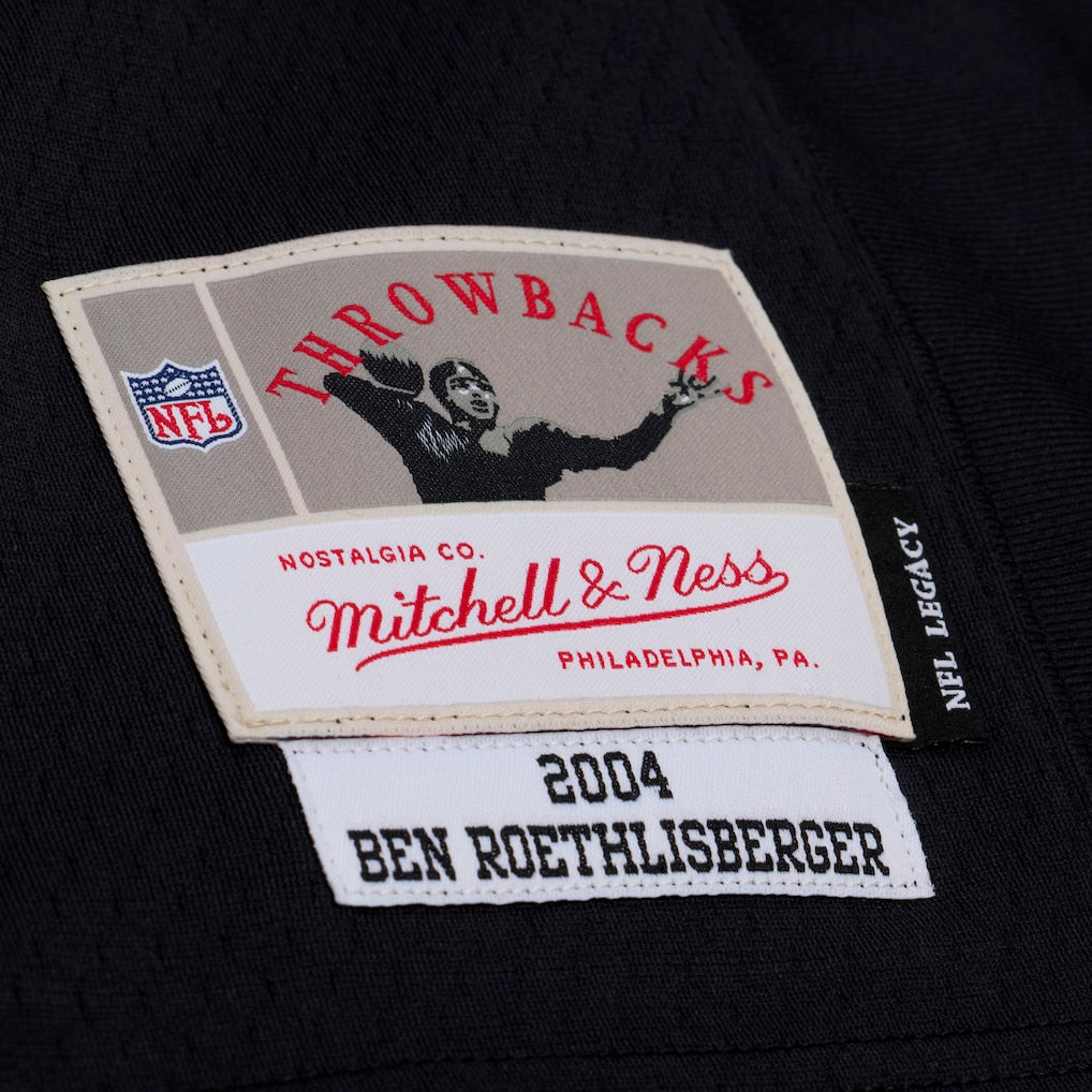Pittsburgh Steelers Ben Roethlisberger 2004 Mitchell & Ness Legacy jersey- Black