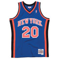 New York Knicks Allan Houston Mitchell & Ness swingman jersey