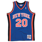 New York Knicks Allan Houston Mitchell & Ness swingman jersey