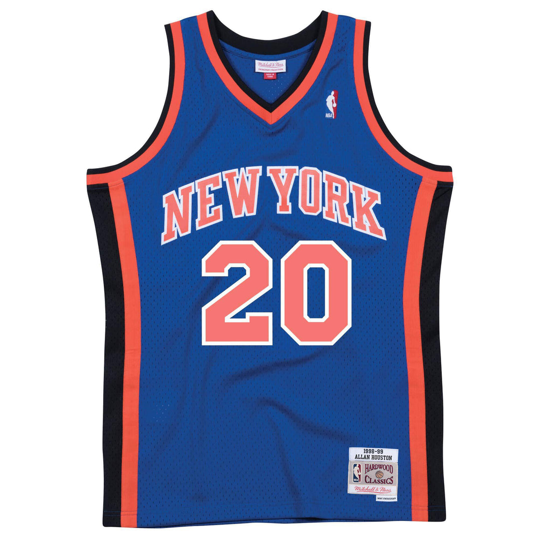 New York Knicks Allan Houston Mitchell & Ness swingman jersey