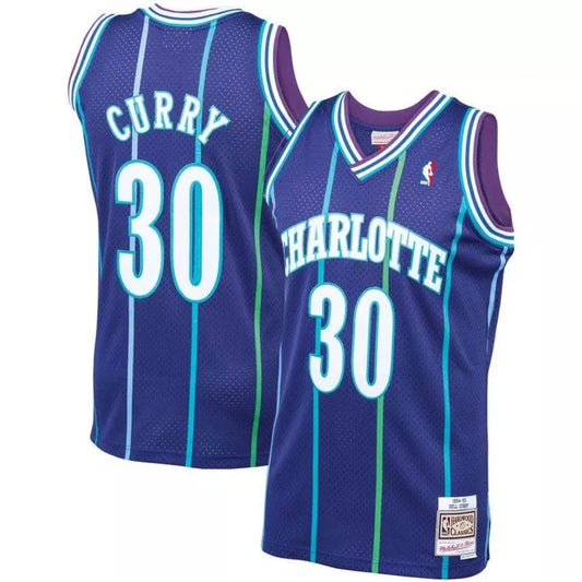 Charlotte Hornets Dale Curry Mitchell & Ness Swingman jersey
