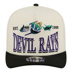 Tampa Bay Rays Tri Hit 9Fifty A Frame New Era Snapback - Cream