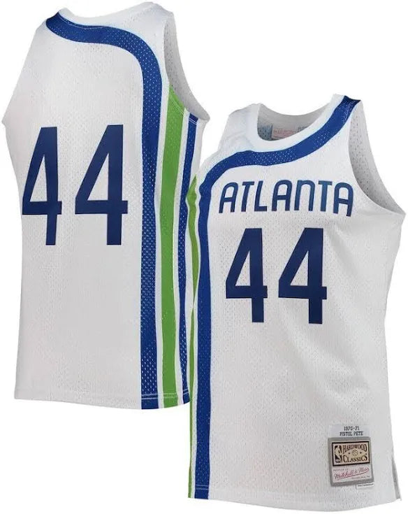 Atlanta Hawks "Pistol" Pete Maravich Mitchell & Ness Swingman jersey