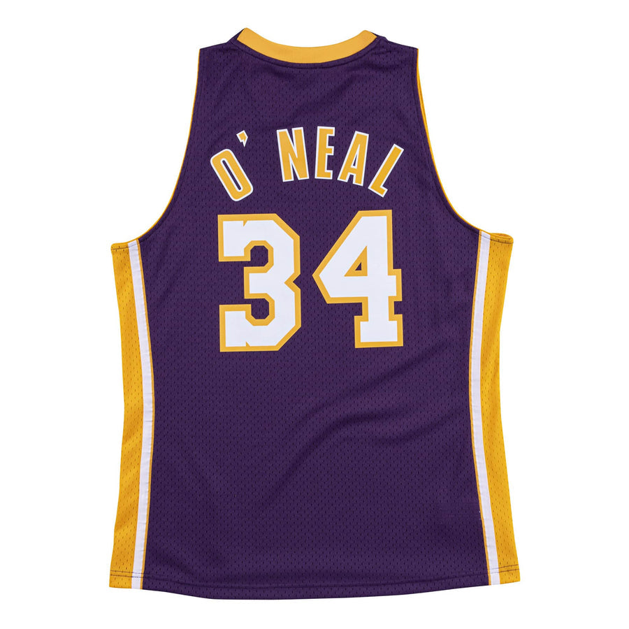 Los Angeles Lakers Shaquille O'Neal 1999-00 Mitchell & Ness Swingman jersey- Purple