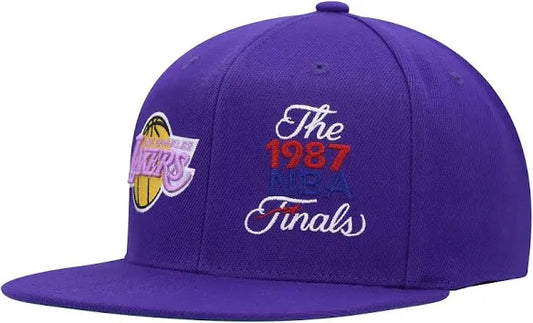 Los Angeles Lakers Mitchell & Ness Dual Whammy Snapback