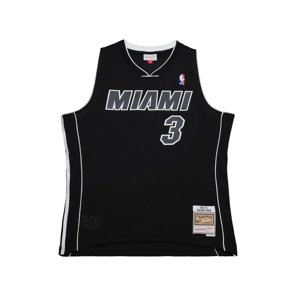 Miami Heat Dwayne Wade 2011-12 Black Alternate Mitchell & Ness Swingman jersey