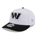 Washington Commanders New Era White/Black 2026 NFL Draft Pre-Curved 9FIFTY Snapback