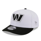 Washington Commanders New Era White/Black 2026 NFL Draft Pre-Curved 9FIFTY Snapback