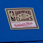 New York Knicks Mitchell & Ness Hardwood Classic Apple Core shirt- Blue