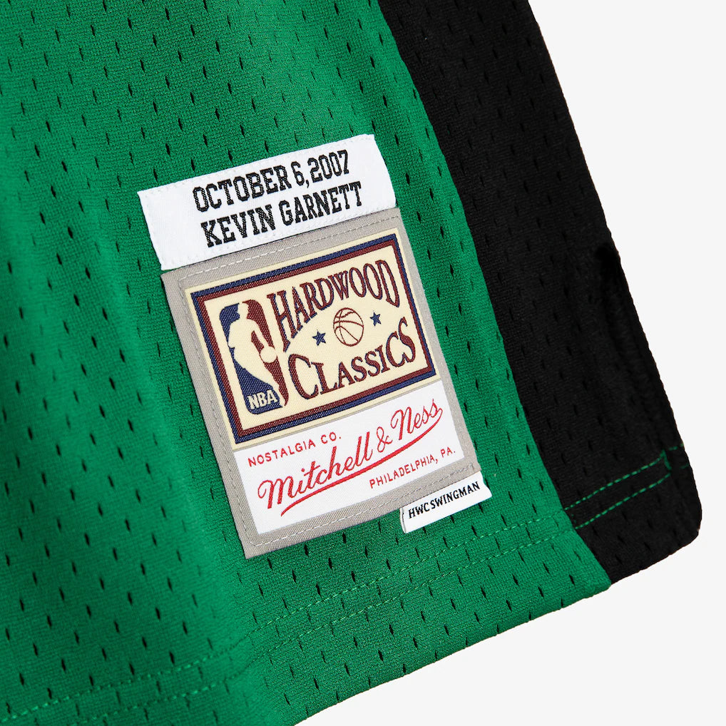 Boston Celtics Kevin Garnett Italy Mitchell & Ness swingman jersey