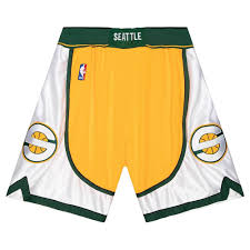 Seattle Super Sonics 07-08 Mitchell & Ness Authentic shorts