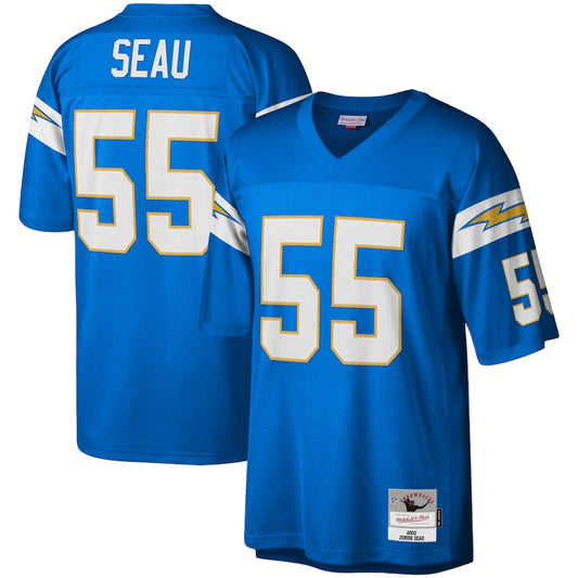 San Diego Chargers Junior Seau Mitchell & Ness Legacy Jersey- Powder Blue