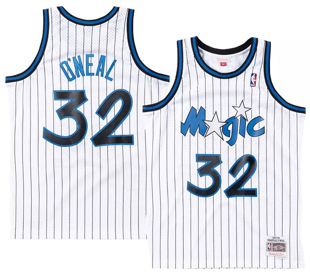 Orlando Magic Shaquille O'neal Mitchell & Ness swingman jersey- white
