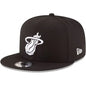 Miami Heat Black & White New Era 9Fifty Snapback