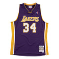 Los Angeles Lakers Shaquille O'Neal 1999-00 Mitchell & Ness Swingman jersey- Purple
