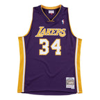 Los Angeles Lakers Shaquille O'Neal 1999-00 Mitchell & Ness Swingman jersey- Purple