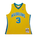 New Orleans Hornets Chris Paul 2005-06 Mitchell & Ness Swingman jersey Gold