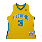 New Orleans Hornets Chris Paul 2005-06 Mitchell & Ness Swingman jersey Gold
