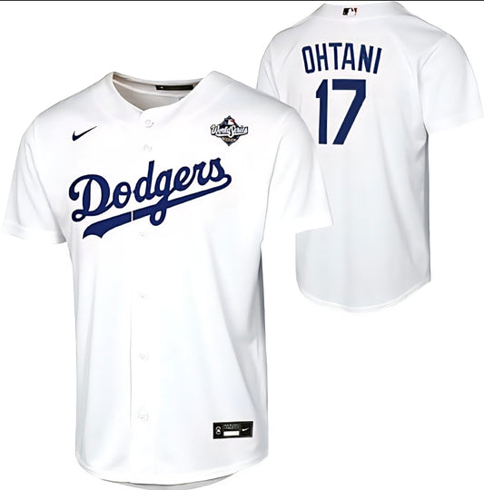 Los Angeles Dodgers Kids Shohei Ohtani Nike 2025 World Series jersey