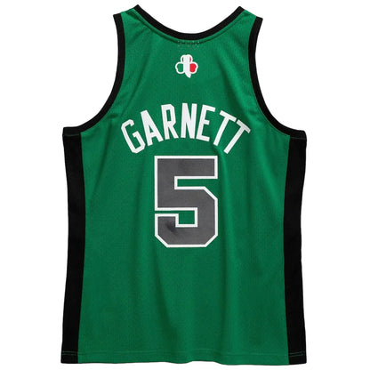 Boston Celtics Kevin Garnett Italy Mitchell & Ness swingman jersey