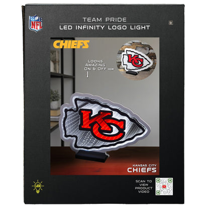 Kansas City Chiefs LED Infinity Logo Light