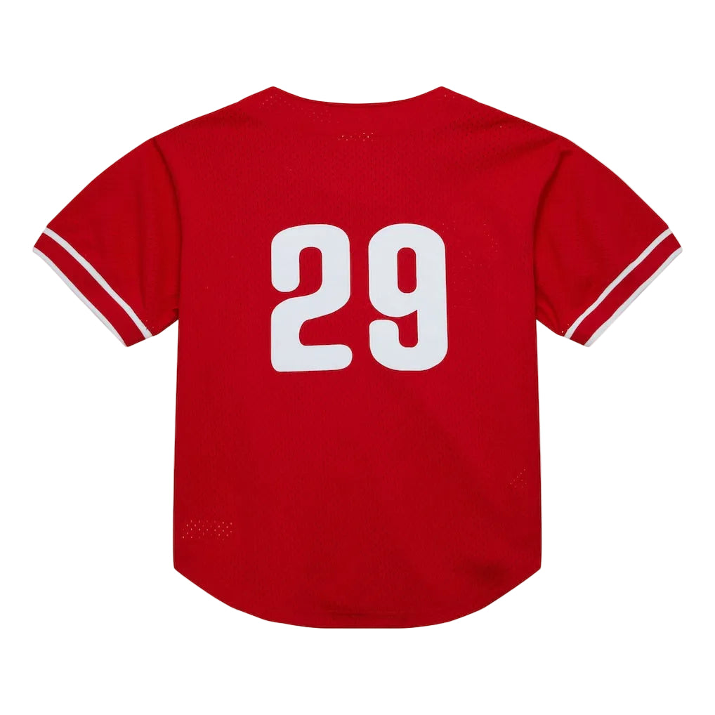 Philadelphia Phillies John Kruk Mitchell & Ness authentic BP jersey