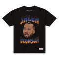 New York Knicks Jalen Brunson Big Face Mitchell & Ness shirt- Black