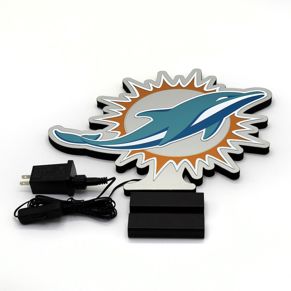 Miami Dolphins LED Infinity Logo Light