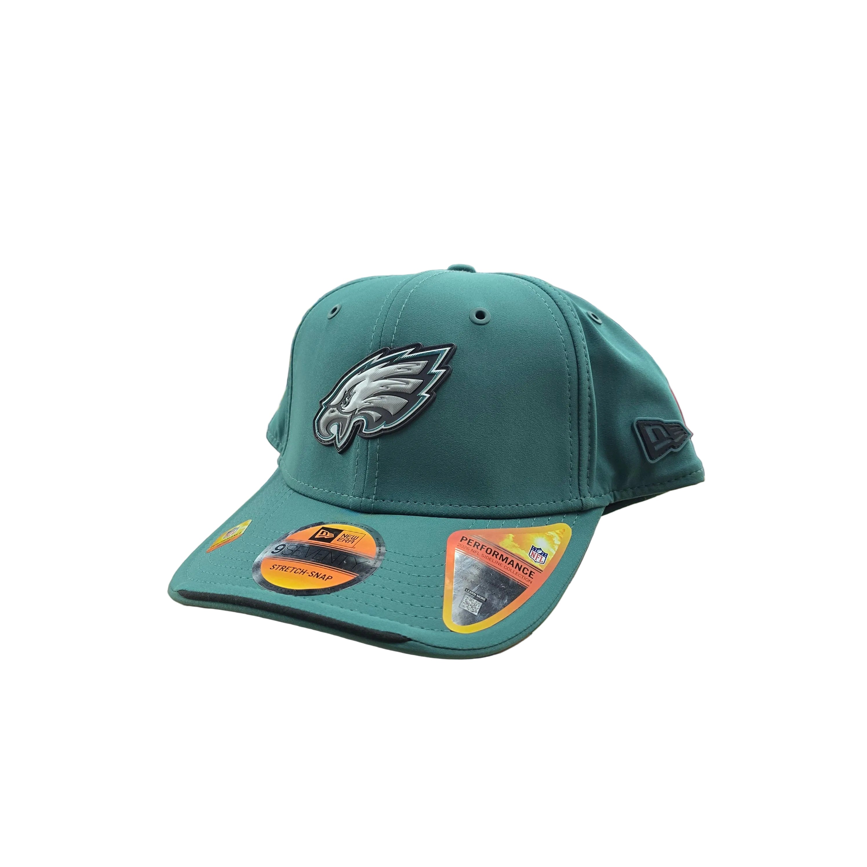 Philadelphia Eagles 2026 NFL Performance Sideline Collection New Era 9SEVENTY Stretch-Snapback