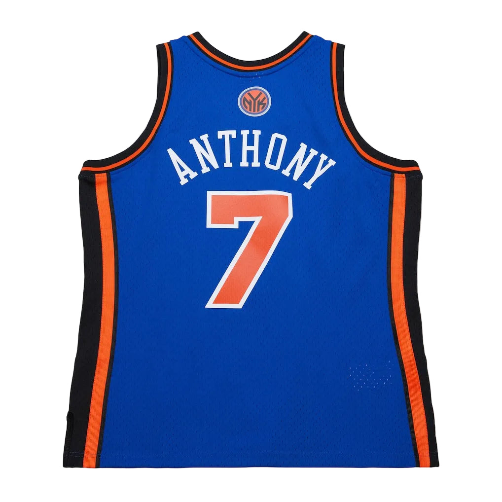 New York Knicks Carmelo Anthony Mitchell & Ness Swingman jersey