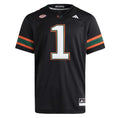 Miami Hurricanes Premier Black Alternate Football Jersey